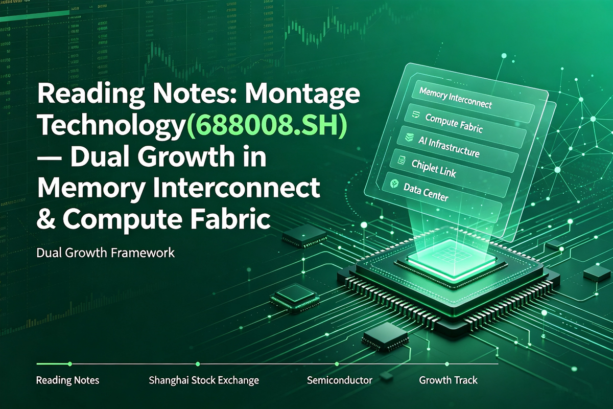 Reading Notes: Montage Technology(688008.SH) — Dual Growth in Memory Interconnect & Compute Fabric