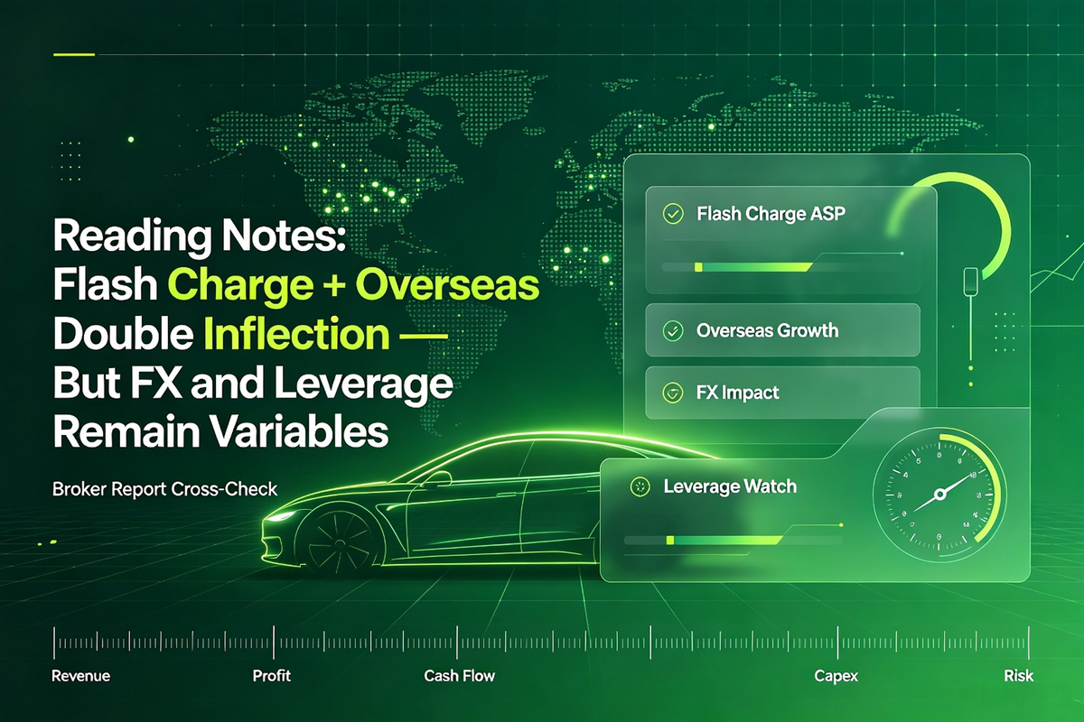 Reading Notes: Flash Charge + Overseas Double Inflection — But FX and Leverage Remain Variables