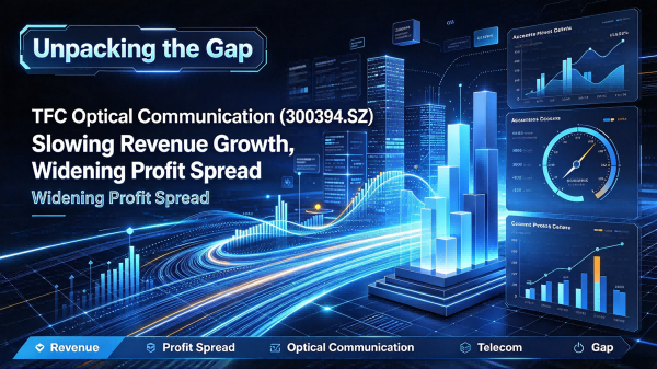 TFC Optical Communication(300394.SZ): Slowing Revenue Growth, Widening Profit Spread