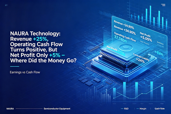 NAURA Technology: Revenue +25%, Operating Cash Flow Turns Positive, But Net Profit Only +5% – Where Did the Money Go?