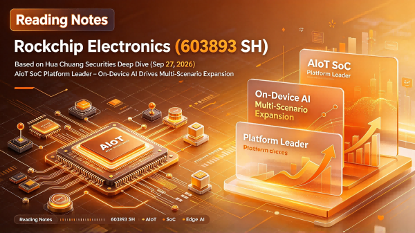 Rockchip Electronics (603893 SH)｜Based on Hua Chuang Securities Deep Dive (Sep 27, 2026)｜ AIoT SoC Platform Leader — On‑Device AI Drives Multi‑Scenario Expansion