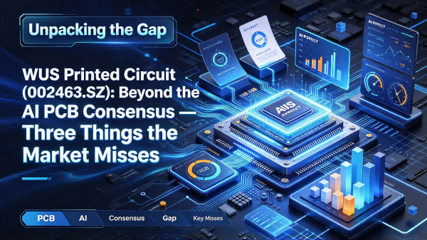 WUS Printed Circuit (002463.SZ): Beyond the AI PCB Consensus — Three Things the Market Misses